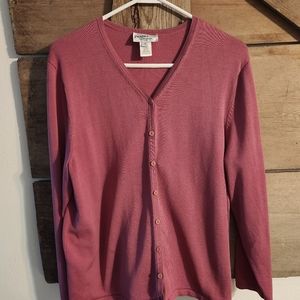 1X Pendleton button down sweater long sleeve